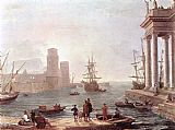 Departure of Ulysses from the Land of the Feaci by Claude Lorrain